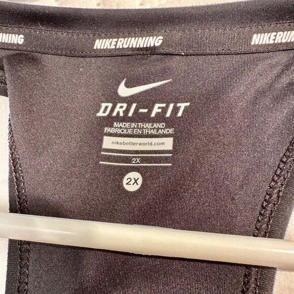 NIKE 2x DRI FIT Racerback Training Activewear Tank Top Streetwear Running Plus - Picture 8 of 15